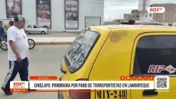 Lambayeque: panorama por paro de transportistas