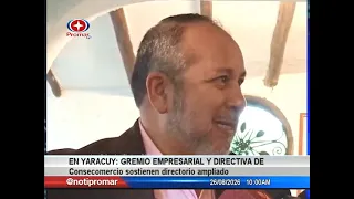 Yaracuy: Business association and Consecomercio board hold expanded directory meeting