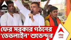 Suvendu Adhikari : ফের শুভেন্দুর মুখে BJP-র সরকার গঠনের ডেডলাইন | ABP Ananda