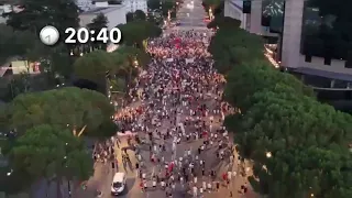 Dita 42 e protestës, pamjet me dron: Ja pjesëmarrja e qytetarëve në Bulevard