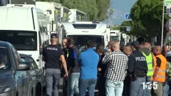 Trucker Fuel Price Protest Eboli Santa Maria Del Cedro Oct 17