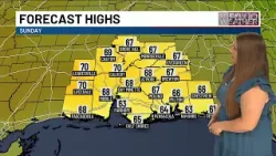 Temperatures should begin to rebound