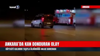 Ankara’da Kan Donduran Olay! Köfteciyi Kaldırım Taşıyla Öldürdüğü Anlar Kamerada
