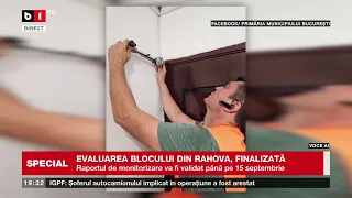 Evaluarea BLOCULUI din RAHOVA, finalizată. Știri B1TV_ 12 sept. 2026