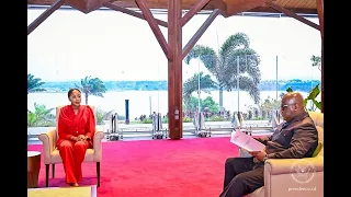 PRESIDENCE - APRÈS LA CAMPAGNE SUR LE CHANGEMENT DE LA CONSTITUTION LE PR FELIX A REÇU GRACE KUTINO