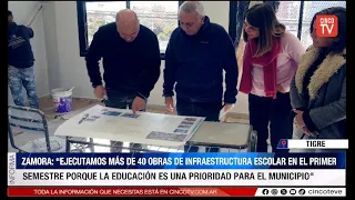 CINCO TV - CONTINÚAN LAS OBRAS EN LA PRIMARIA N° 27 Y LA SECUNDARIA N° 50