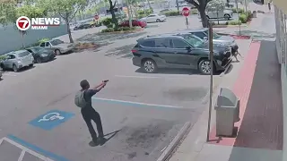 Video Shows McDonald's Employee Opening Fire in Parking Lot, Striking Father and Daughter