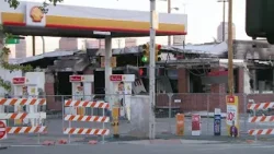 Предполагается, что причиной взрыва на автозаправочной станции стал природный газ.