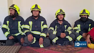 یک تیم اطفائیه برای مهار آتش‌سوزی‌ها در تخار آغاز به فعالیت کرد