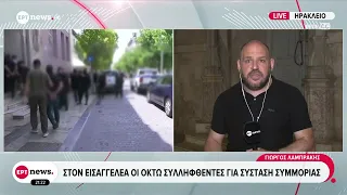 Ηράκλειο: Στον εισαγγελέα οι οκτώ συλληφθέντες για σύσταση συμμορίας