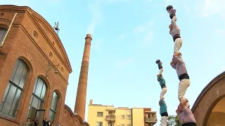 La xemeneia del MNACTEC torna a fumejar en la seva reobertura