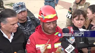 Bomberos piden a la población de Viacha no levantar elementos extraños que podrían ser artefactos .