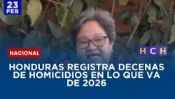 Honduras registra decenas de homicidios en lo que va de 2026