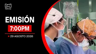 Noticias RCN Broadcast 7:00 p.m. / Saturday, August 29, 2026