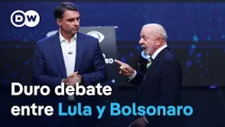 "Clown," "corrupt": Lula and Flávio Bolsonaro trade insults in first Brazil election debate