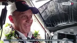 Après 20 ans aux commandes de son avion aux Marquises, Teva Reid a effectué son dernier vol