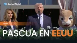 Дональд и Мелания Трамп приняли участие в традиционной охоте за пасхальными яйцами.