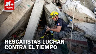 Rescuers in Venezuela mobilize after hearing a voice in the rubble