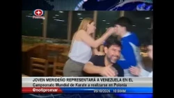 Young athlete from Mérida to represent Venezuela at the World Karate Championship in Poland