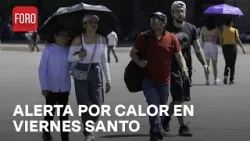 Calor en CDMX; Emiten alerta amarilla por altas temperaturas para el Viernes Santo - Las Noticias