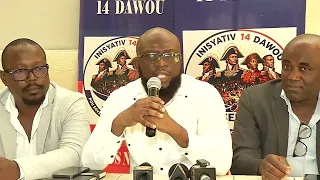 Inisyativ 14 Dawou pou sove sektè popilè ak pwogresis la prezante bilan aktivite yo te fè 25 Dawou.