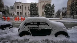Rússia: nevões de outono paralisam estradas no Extremo Oriente
