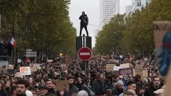 Protests sweep across Europe from France to Albania, Italy, Spain and Portugal.