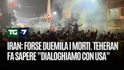 Iran: forse duemila i morti. Teheran fa sapere "Dialoghiamo con Usa"