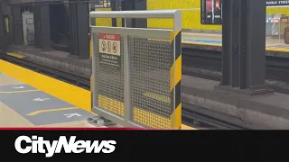 TTC installs first platform barrier at TMU station