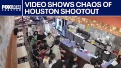 Shootout in Houston's Chinatown: New surveillance video shows chaos