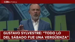 GUSTAVO SYLVESTRE: "TODO lo del SÁBADO fue una VERGÜENZA"