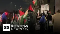 Protest outside Queens synagogue leads to concern in Jewish community Protest outside Queens synagogue leads to concern in Jewish community