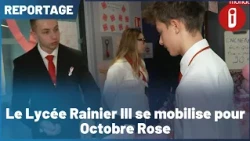 Lycée Rainier III Rallies for Breast Cancer Awareness Month