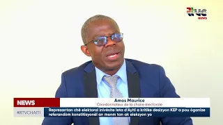 Referandòm konstitisyonèl pap ka òganize an menm tan avèk eleksyon yo daprè chè elektoral la