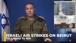Israel strikes Beirut again as Lebanon death toll hits 850 | Hezbollah–Israel war escalates Israel strikes Beirut again as Lebanon death toll hits 850 | Hezbollah–Israel war escalates