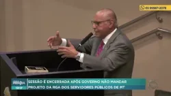 Sessão é encerrada após Governo não mandar projeto do RGA dos servidores públicos de MT