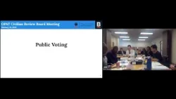 Гражданская наблюдательная комиссия OPAT (CRB) Публичное голосование 2.12.26