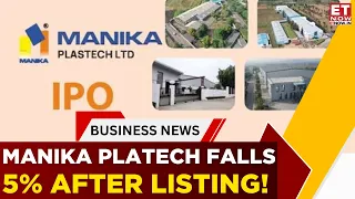 Manika Plastech IPO Listing: Stock Falls 5% After Flat Debut; MD Reveals Growth Plan | Business News