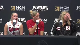 FULL VIDEO: Nebraska volleyball postgame after Nebraska vs. Texas game | Aug. 30, 2026