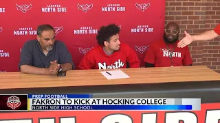 North Side's Sofian Fakron signs with Hocking College