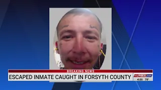 Escaped inmate caught in Forsyth County