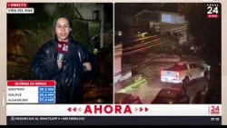 Heavy rainfall triggers mudslide in Viña del Mar