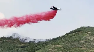 Rapidly growing wildfire puts Morgan ranch in path of flames