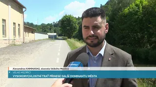 VYSOKORYCHLOSTNÍ TRAŤ PŘINESE DALŠÍ DOMINANTU MĚSTA