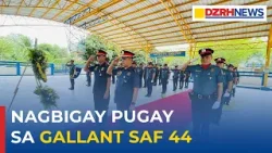 Davao Oriental Police Provincial Office, nag bigay pugay sa Gallant SAF 44