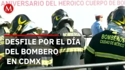 CDMX registra cierres y movilizaciones por desfile del Día del Bombero