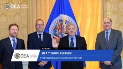 OEA News: OEA y Grupo Ferrero promoverán actividades deportivas. 27 de febrero de 2024.