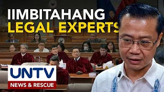 Mga dating SC justice at chief justice, posibleng imbitahan sa voting threshold ng impeachment