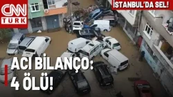 Tragic Flood Toll in Istanbul: 4 Dead! Cleaning Up the Aftermath of the Flood...