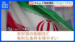 ホルムズ海峡　イランが通航料1バレル＝1ドル徴収か　その方法は？　5段階格付け　友好国有利か…　約200万バレルの超大型タンカーだと約3億円かかる計算に｜TBS NEWS DIG